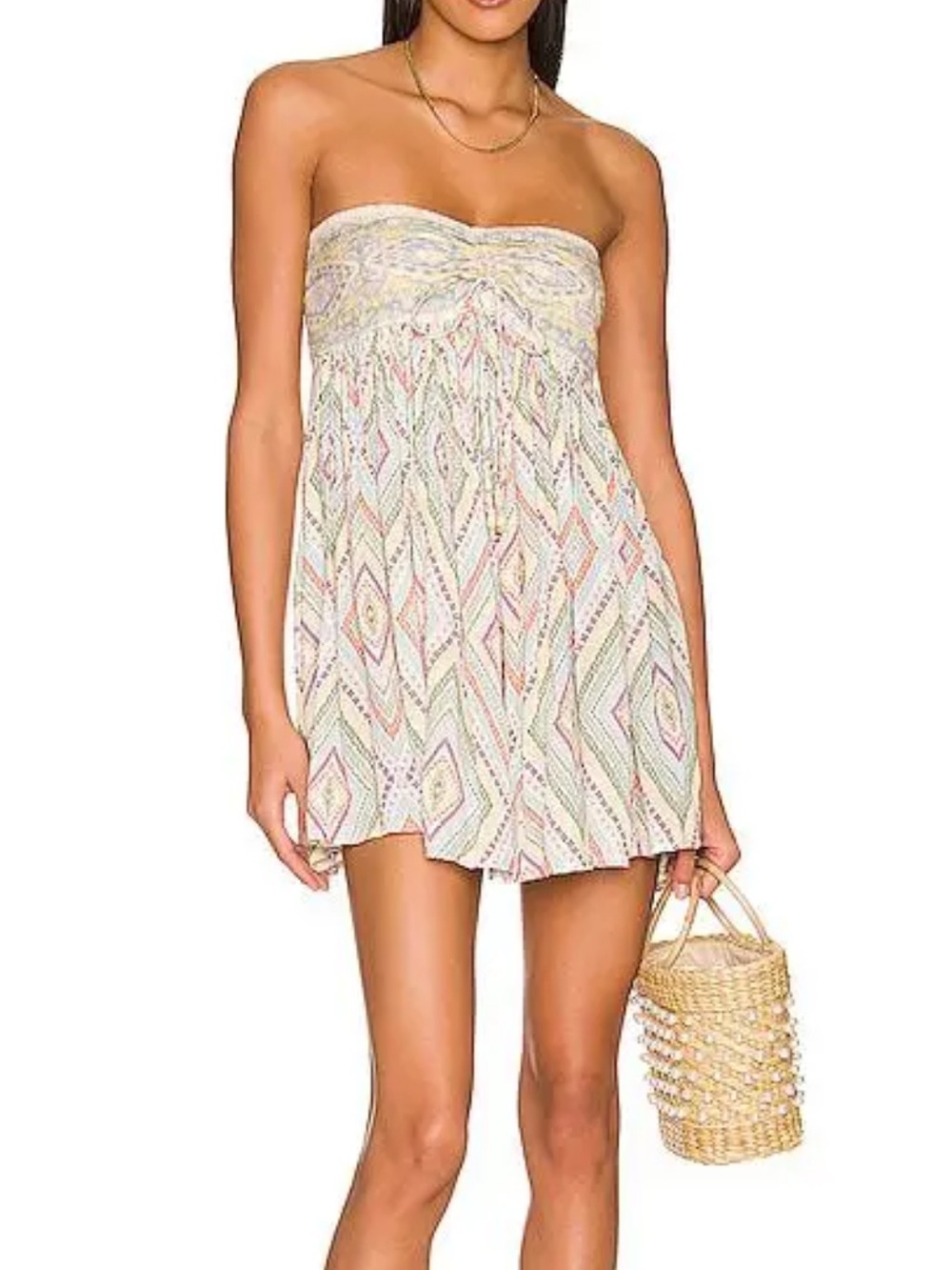 Free People Elowen Tube Romper